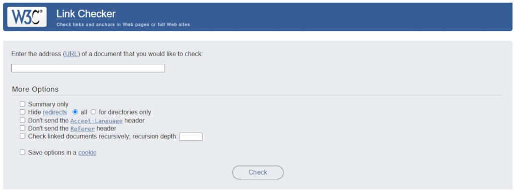 W3C Link Checker